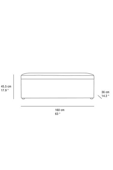 LARGE STORAGE BENCH - Light beige by Zara - Image 6