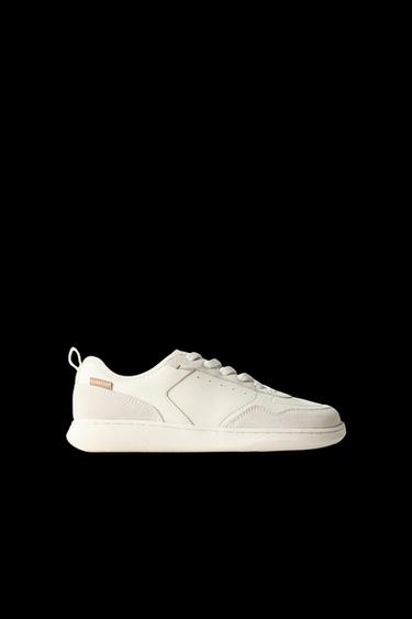 BAREFOOT-LEDERSNEAKER - Gebrochenes Weiß von Zara - Bild 0