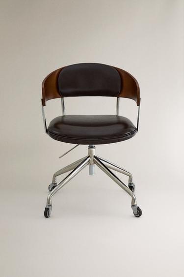 OFFICE CHAIR WITH WHEELS - Black by Zara