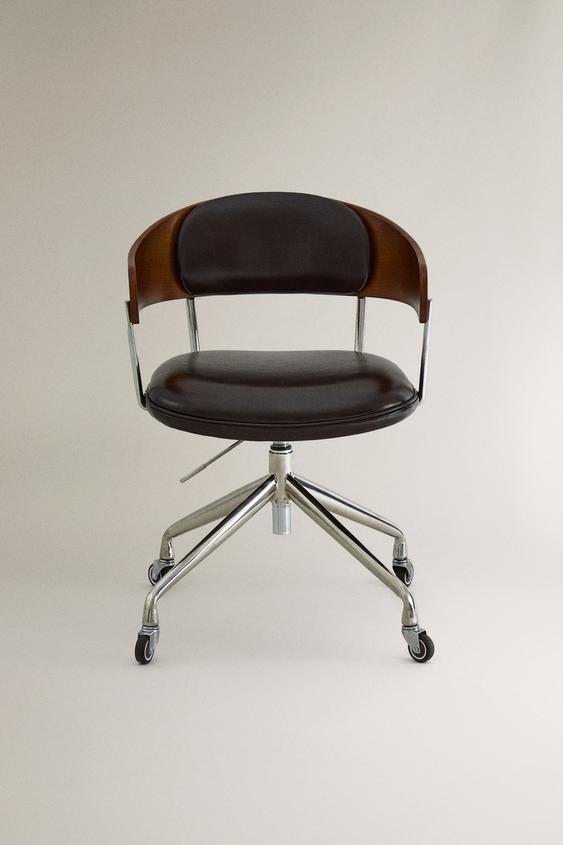 OFFICE CHAIR WITH WHEELS - Black by Zara - Image 0