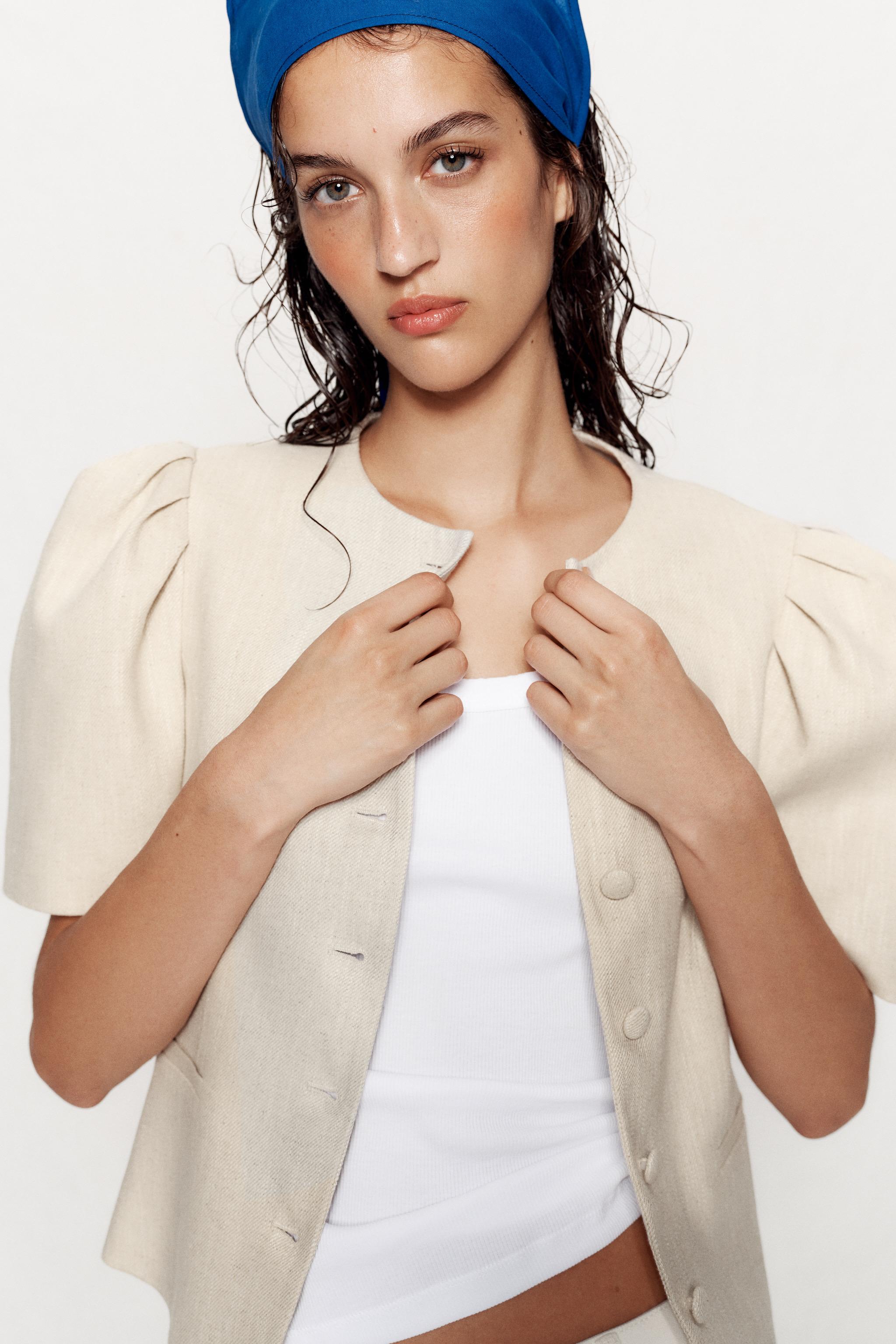 KISA KOLLU BLAZER - Görsel 5