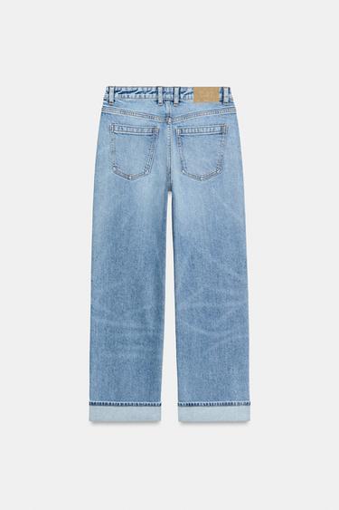 JEAN Z1975 RELAXED FIT TAILLE MOYENNE REVERS BAS - Bleu moyen de Zara - Image 6