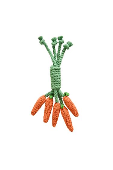 CARROT BUNCH PET TOY - Orange by Zara