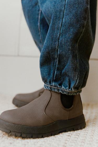 STRETCH BOOTS - Brown by Zara