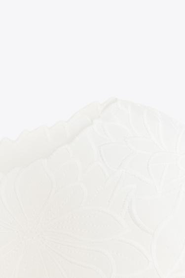 EMBROIDERED INTERLOCK TOP - White by Zara - Image 9