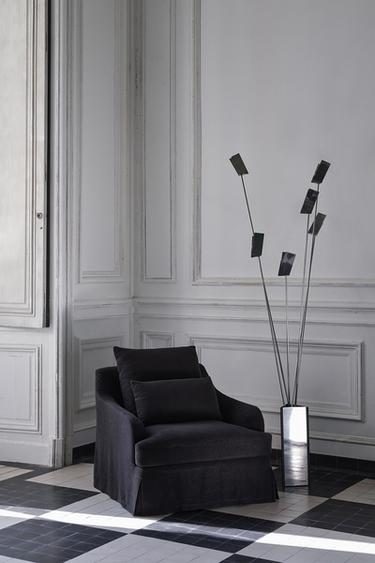 Zara ARMCHAIR 01 - Green stripe