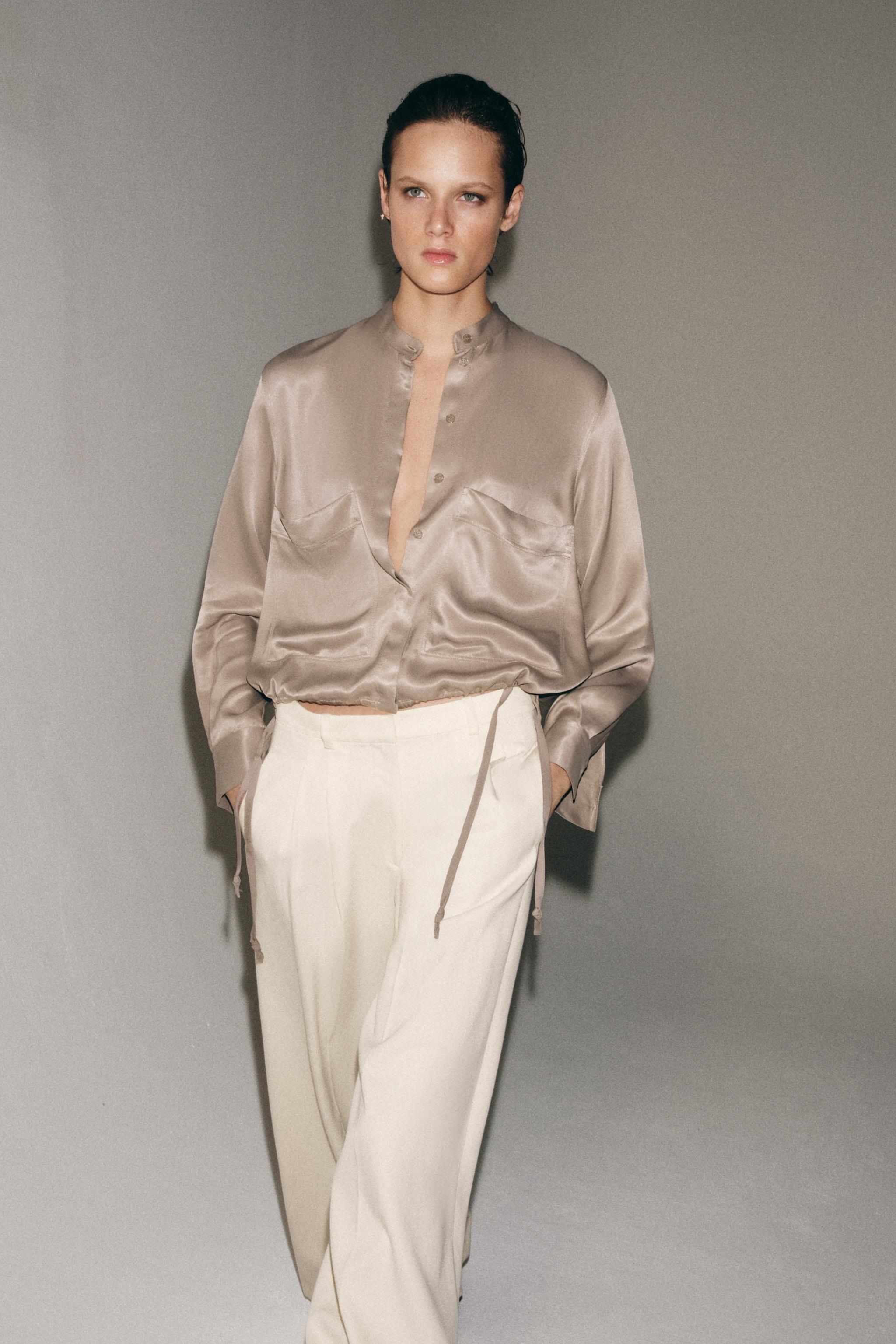 CHEMISE SATINÉE ZW COLLECTION