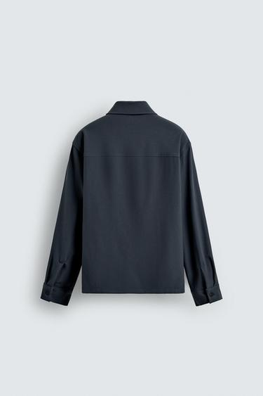CAMISA POLO FLUIDA - Plomo de Zara
