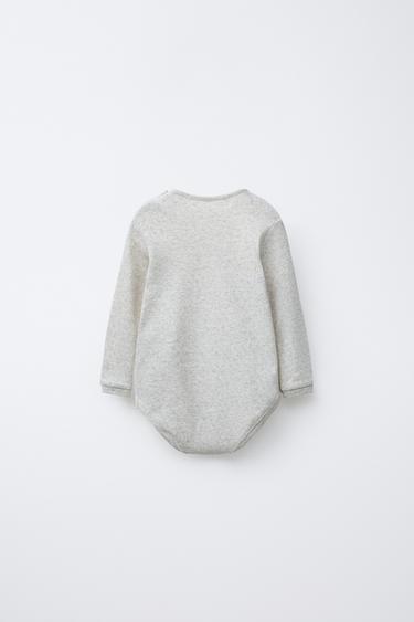 BODY POINTELLE - Gris chiné de Zara - Image 1