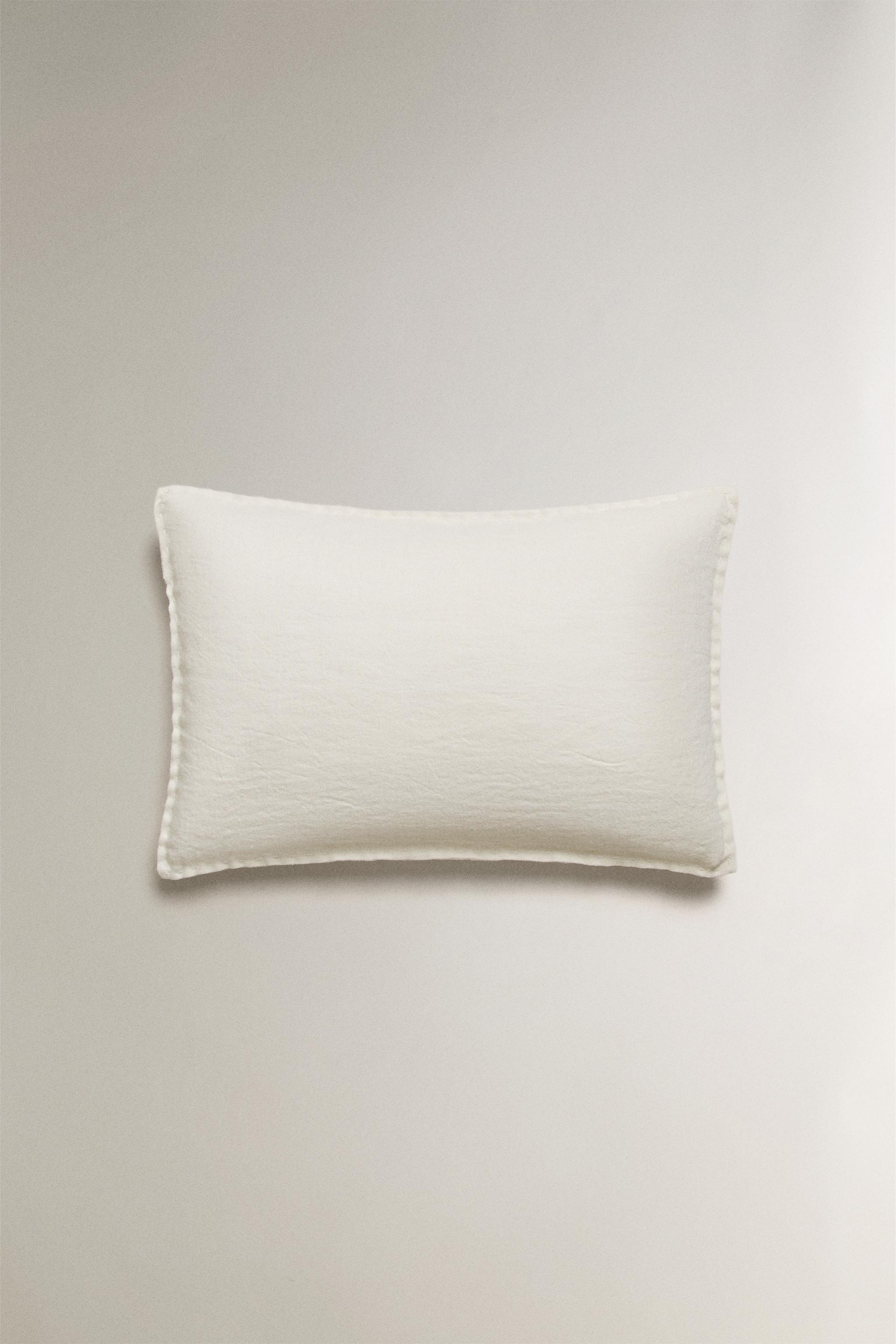 HOUSSE DE COUSSIN UNIE