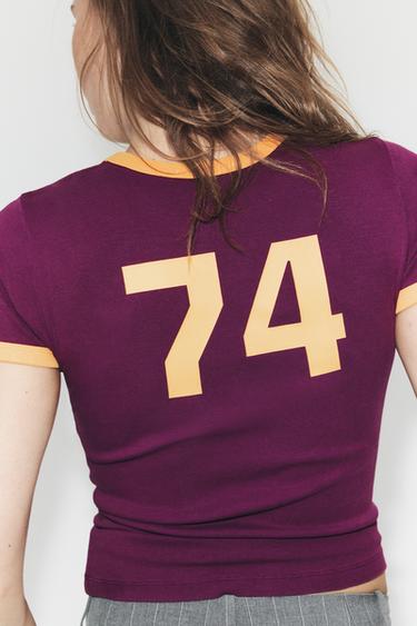 CAMISETA TEXTO - Vino de Zara
