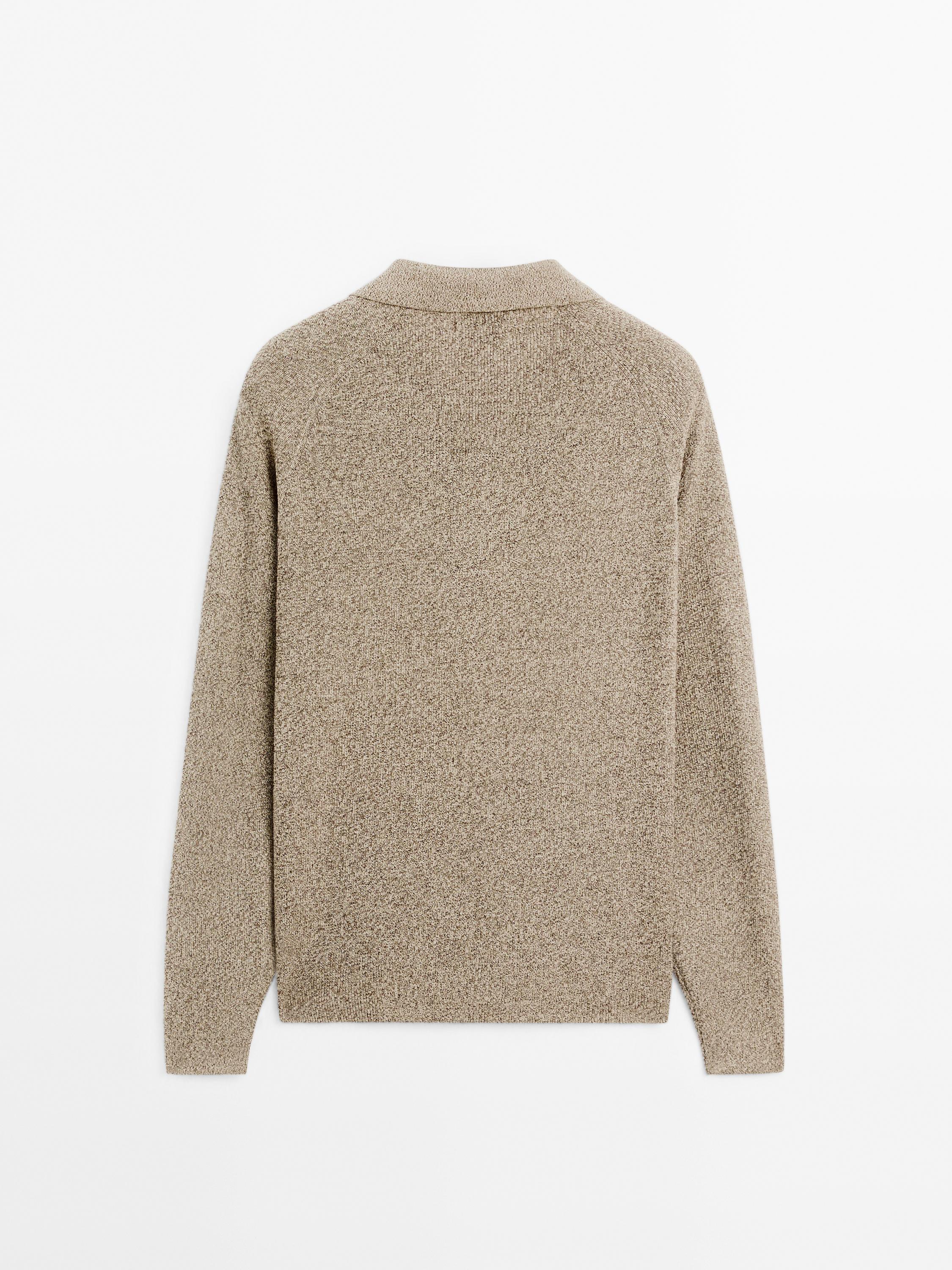 Cardigan en maille moulinée 100 % coton
