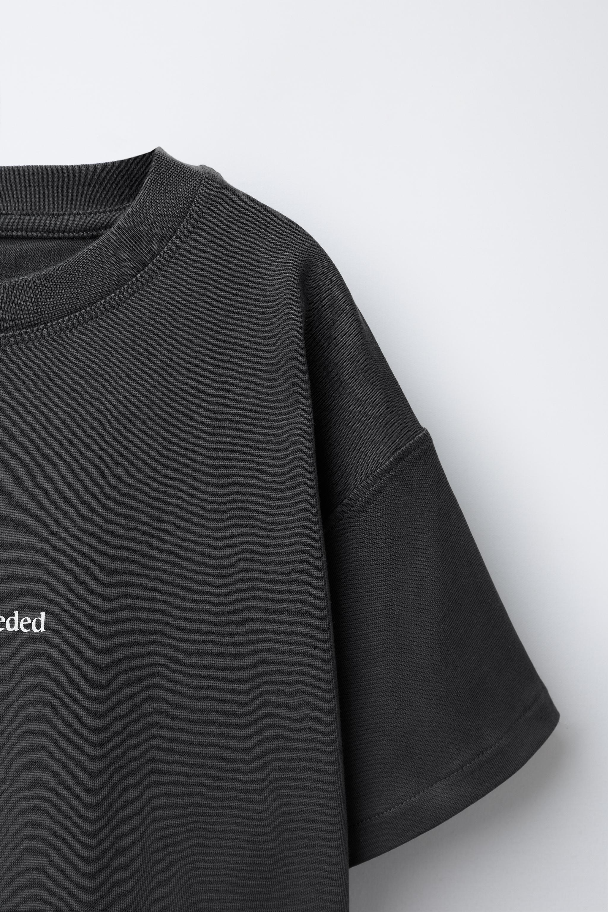 TEXT PRINT T-SHIRT