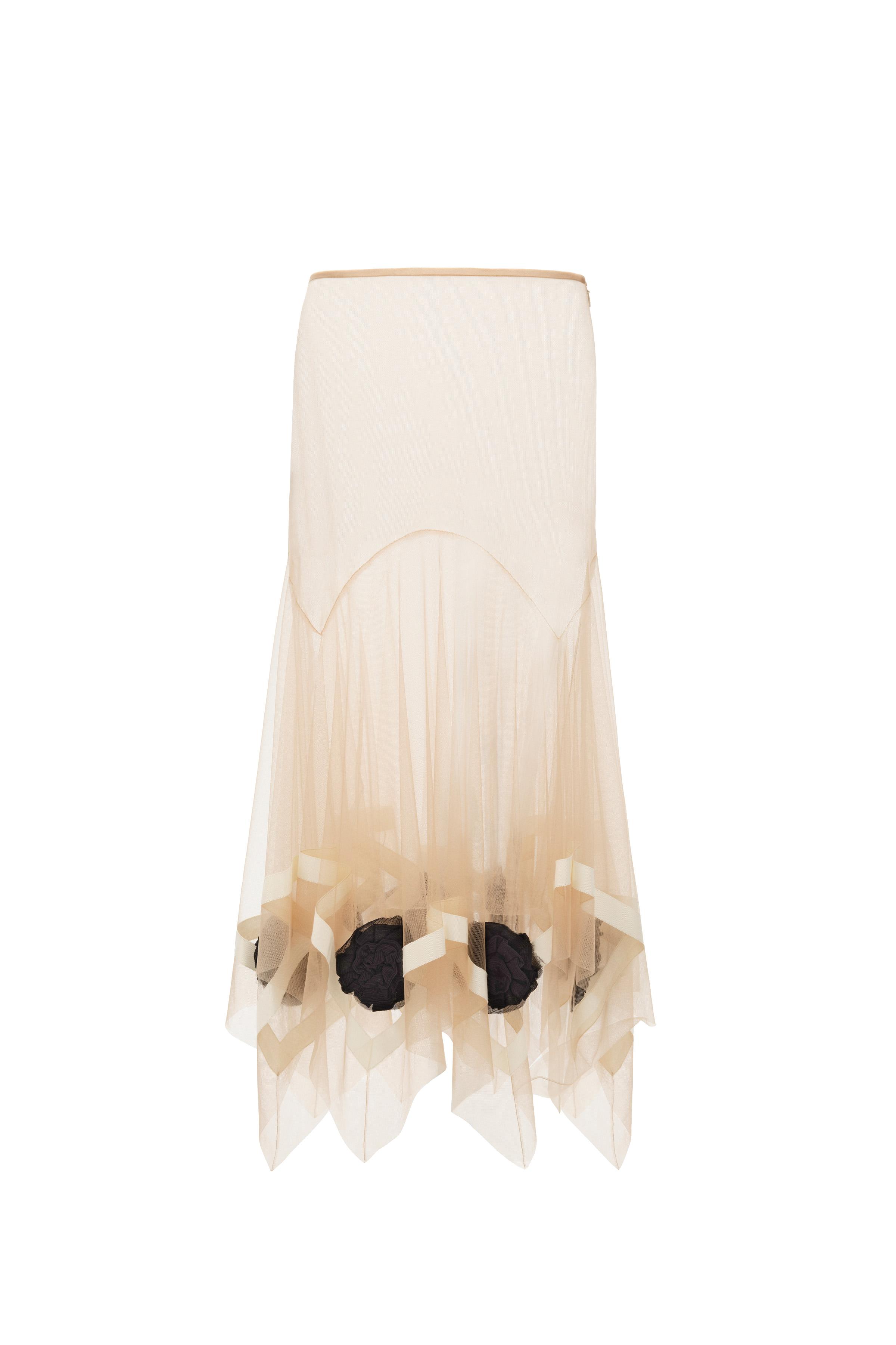 LIMITED EDITION ASYMMETRIC TULLE SKIRT
