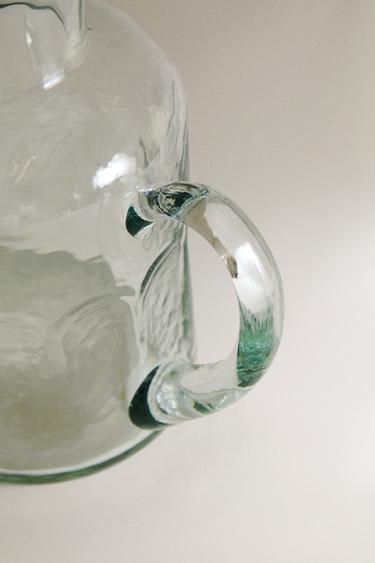 HAMMERED GLASS JUG - Transparent by Zara - Image 3