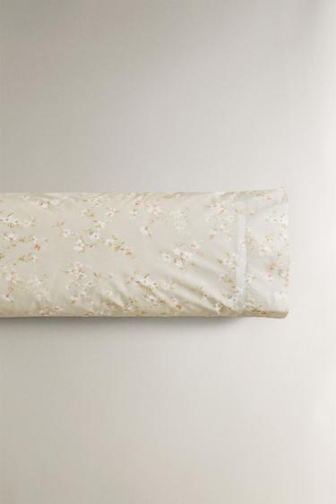 FLORAL PRINT PILLOWCASE - Green by Zara - Image 4