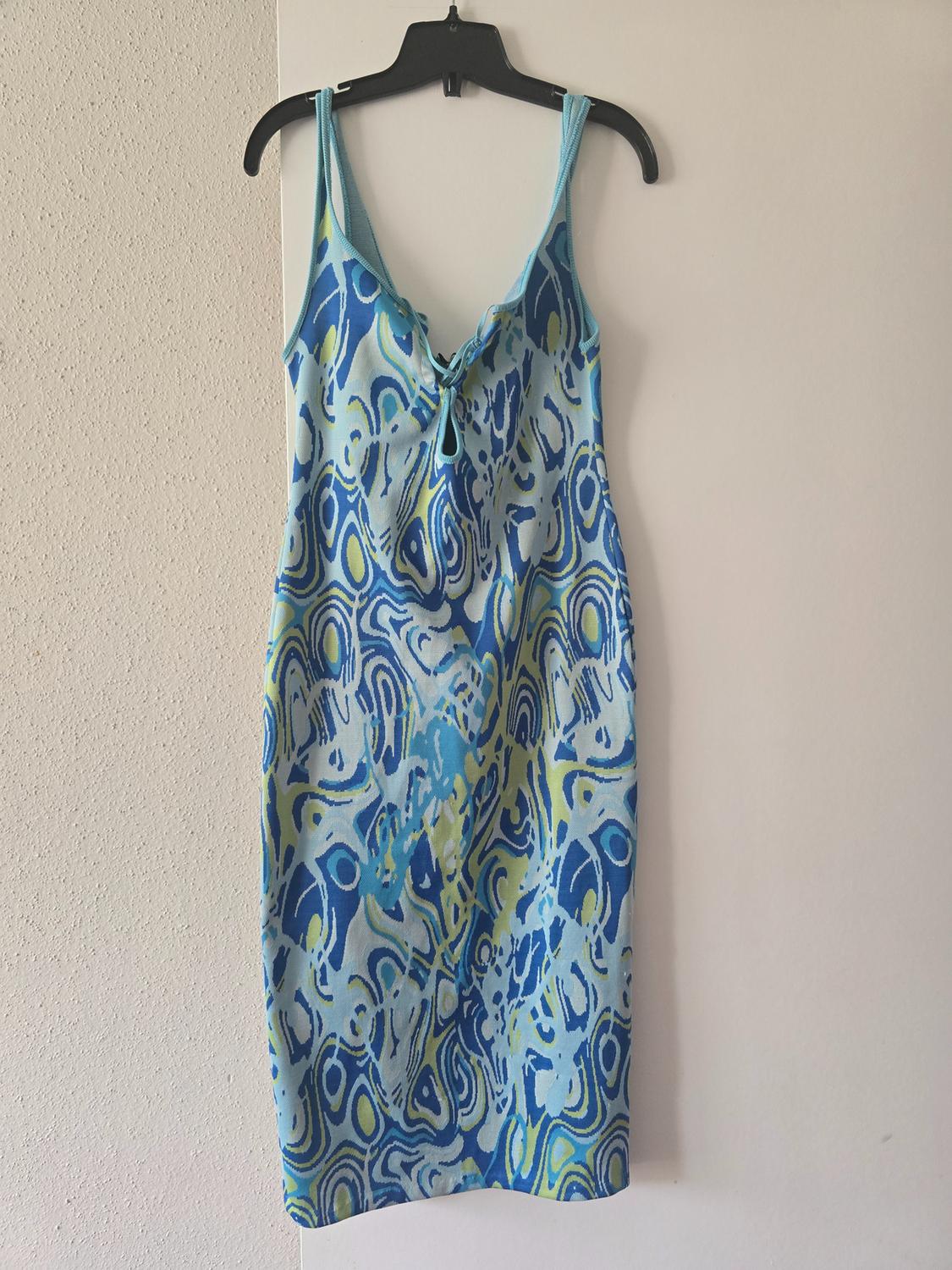 CUT OUT JACQUARD DRESS