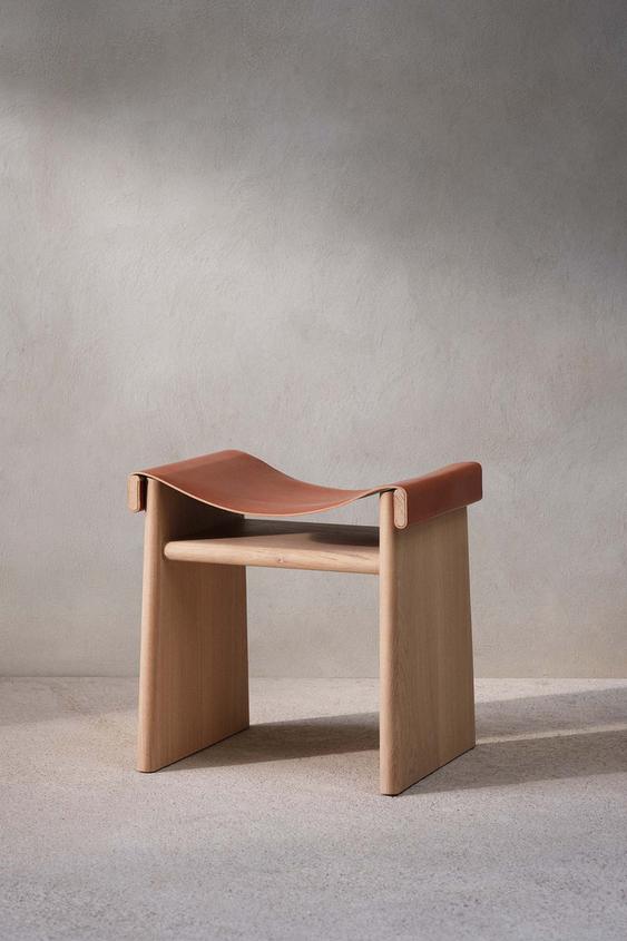 STOOL 02 - Lichtbeige van Zara - Afbeelding 0
