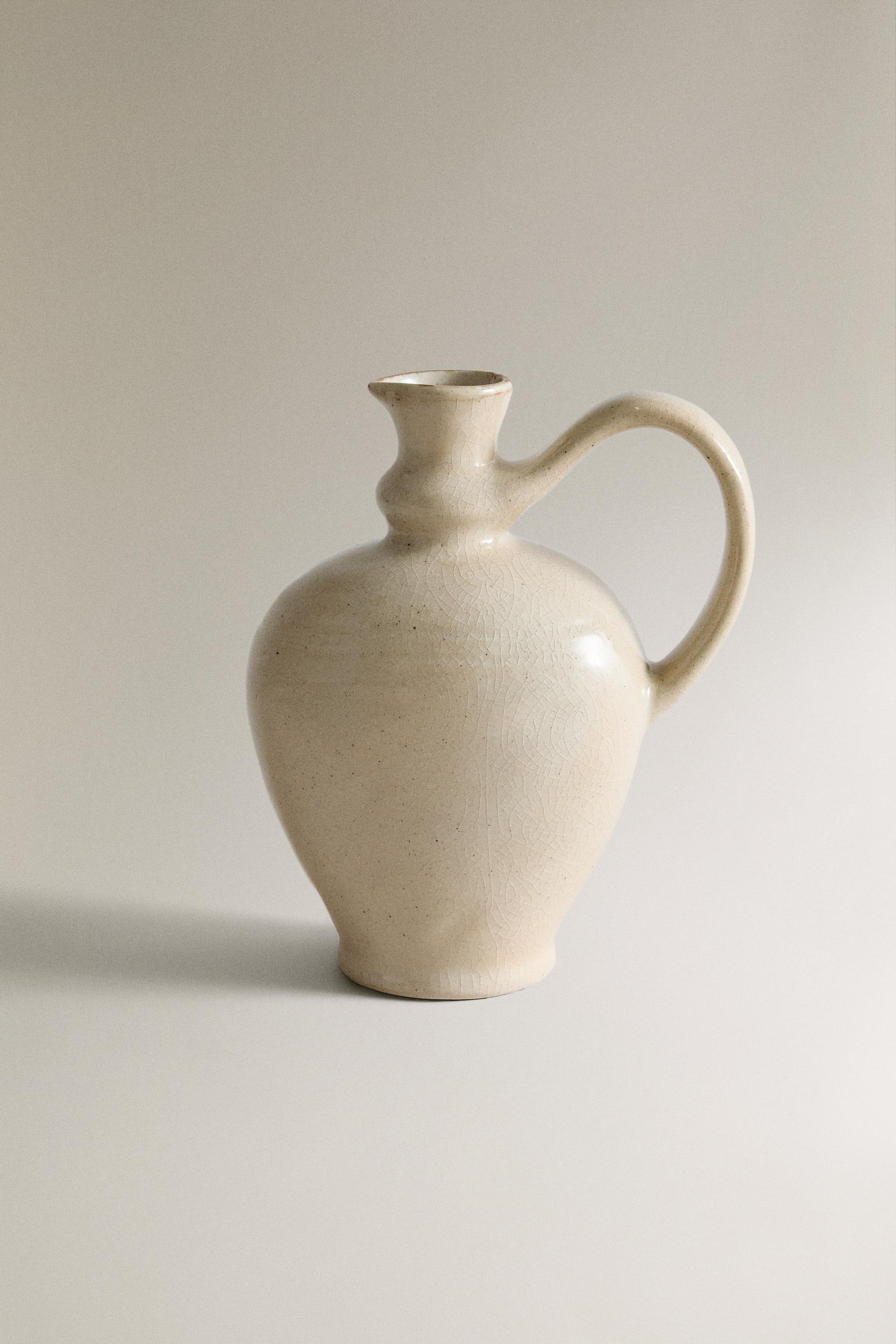 STONEWARE CRUET WITH HANDLE - Grey / Beige | ZARA United Kingdom