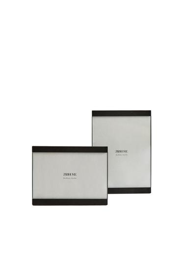 BLACK METAL PHOTO FRAME - Black by Zara