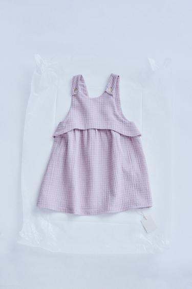 ZARA TIMELESS - CHECK STRAPPY DRESS - Lilac by Zara - Image 0