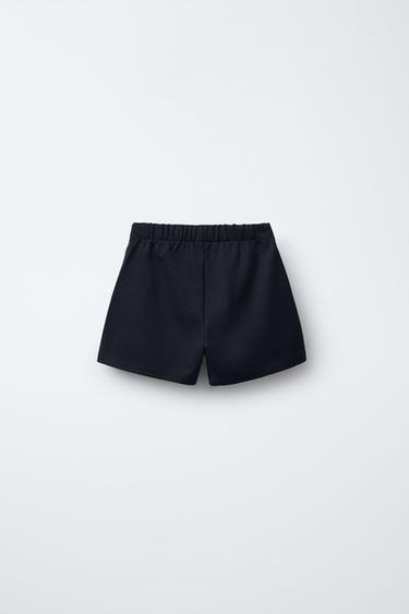 BUCKLE BERMUDA SKORT - Navy blue by Zara - Image 1