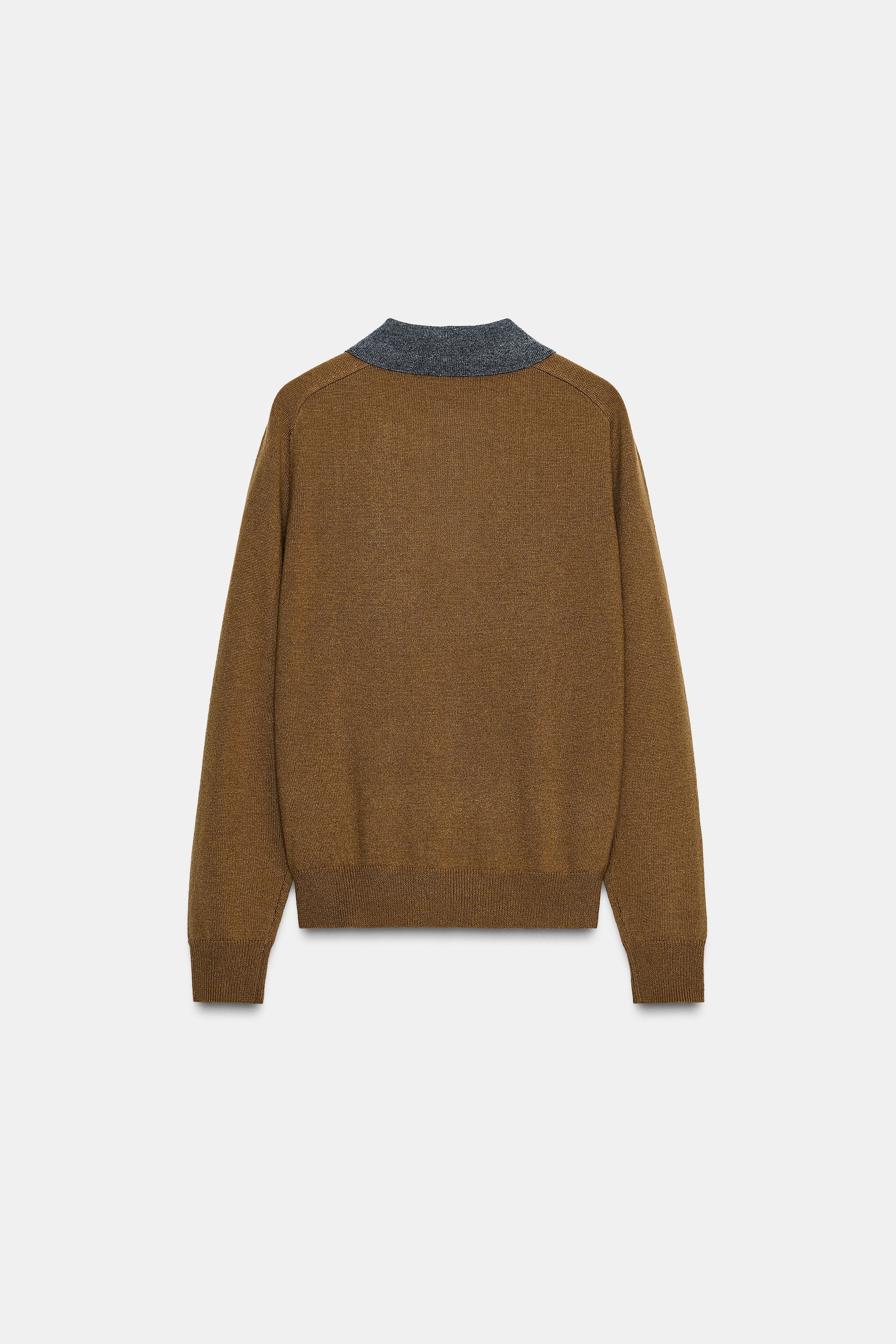 PULL POLO EN MAILLE LOSANGES