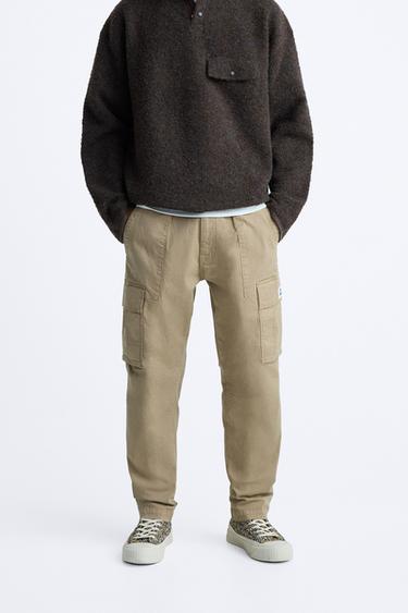 Remember these men's cargo pants from Zara?? Well they are back in stock in  multiple colors! Yay! I ended up buying only the black acid