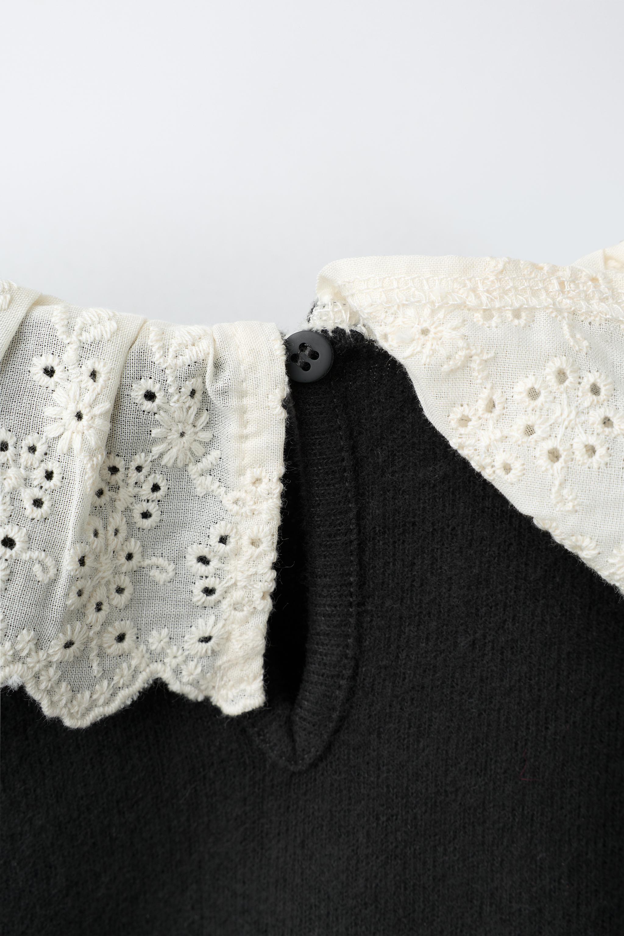 SOFT TOUCH EMBROIDERED COLLAR T-SHIRT
