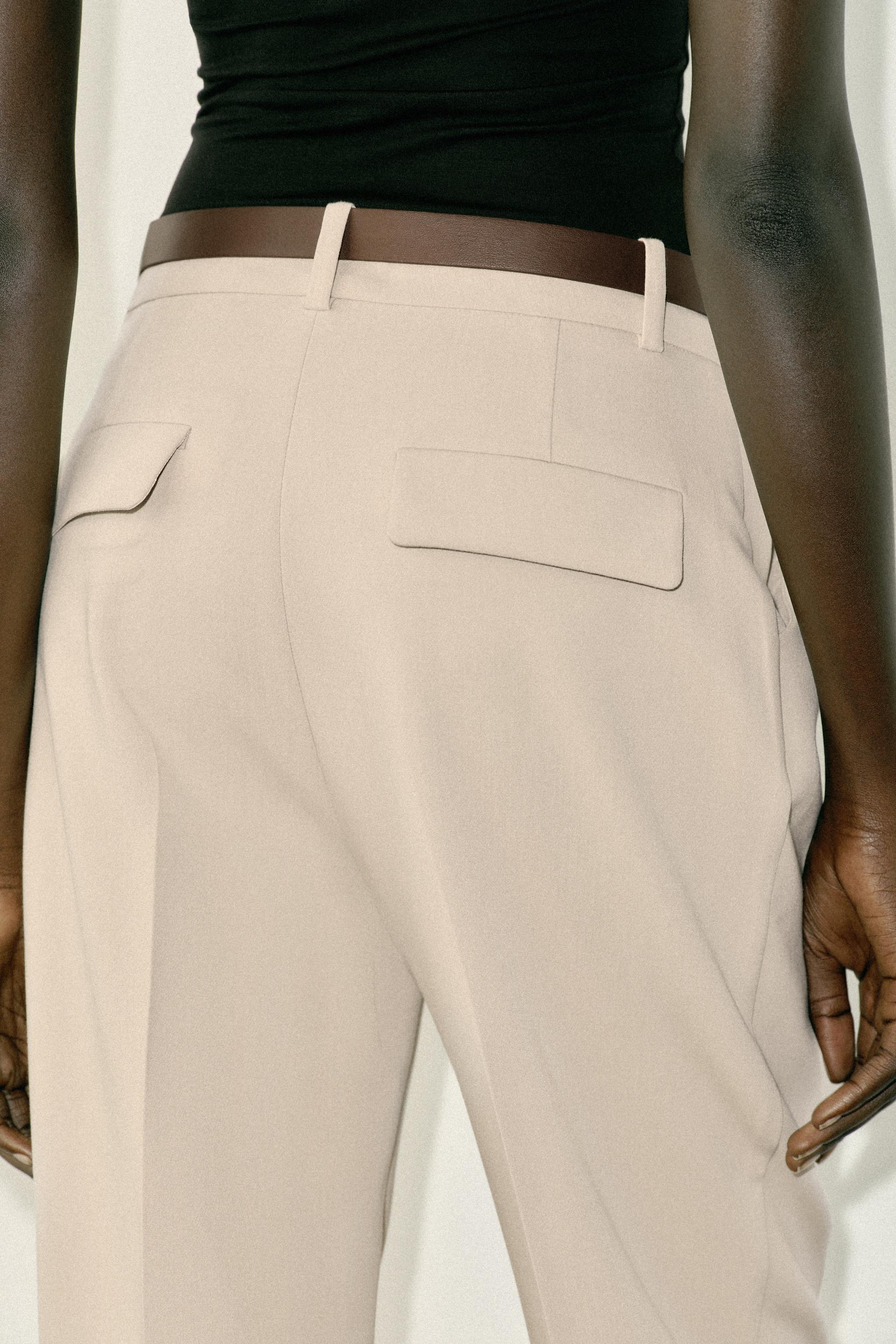 PANTALON 7/8 AVEC CEINTURE