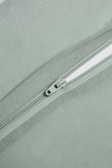 HOUSSE DE COUSSIN ENFANT GAZE UNIE - Vert de Zara - Image 3