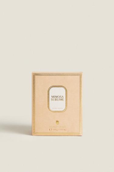 (200 G) BOUGIE PARFUMÉE MIMOSA SUBLIME - Jaune de Zara - Image 4