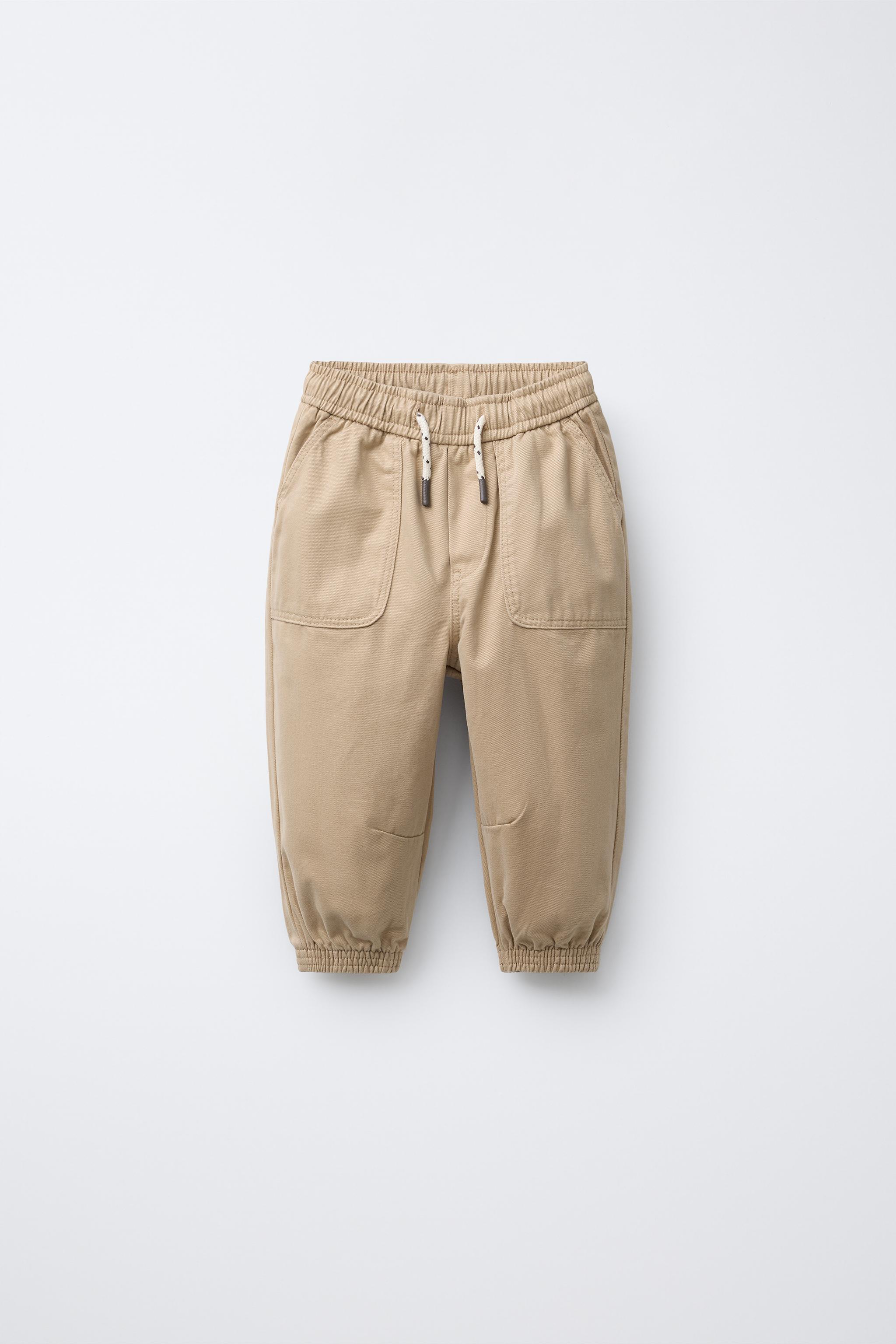 カラーブロックジョガーパンツ - エクリュ | ZARA Japan / 日本