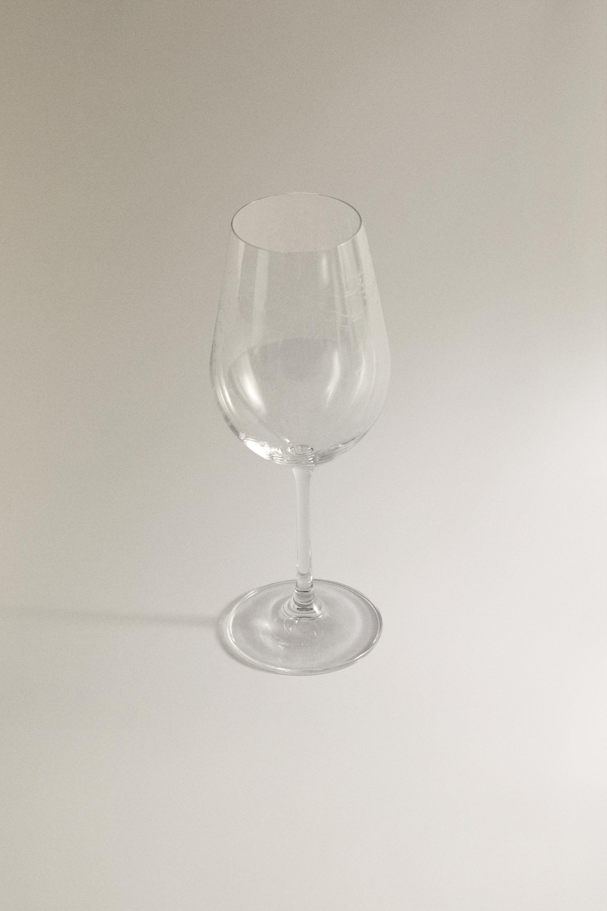 ENGRAVED CHRISTMAS WINE GLASS