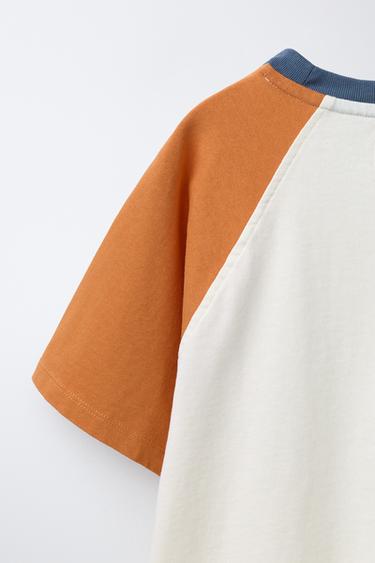 RAGLAN SLEEVE T-SHIRT - Ecru by Zara - Image 3