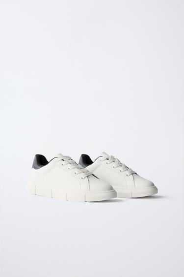 Zara CHUNKY SNEAKERS - White