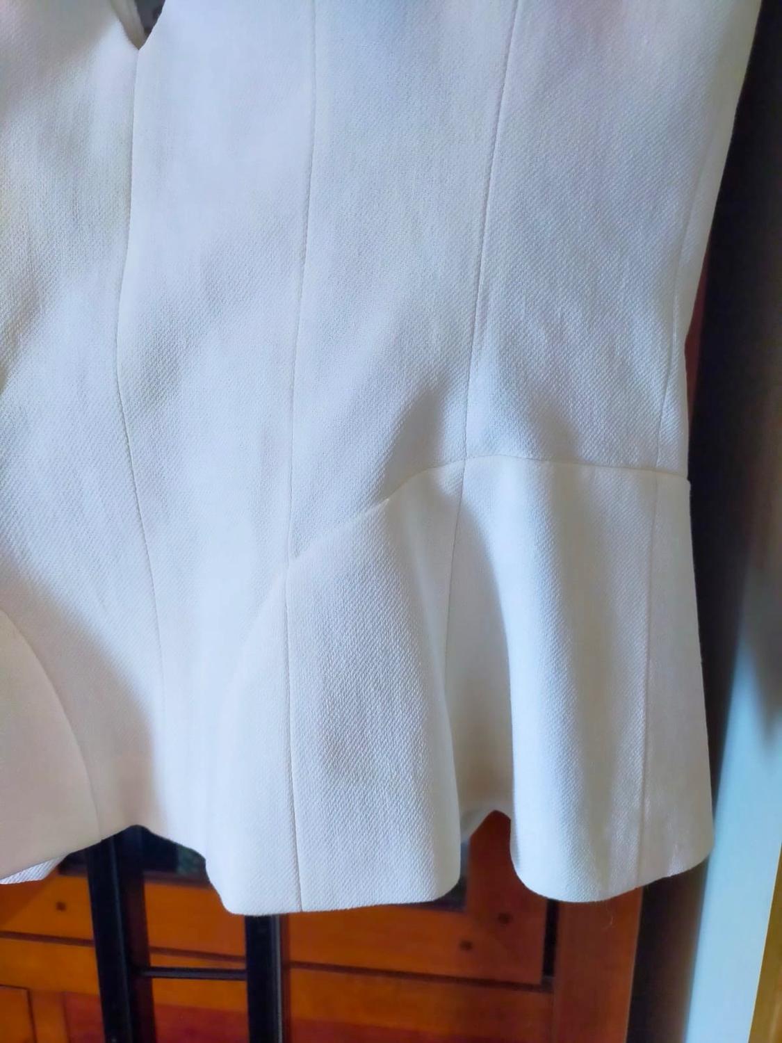 ZW COLLECTION LINEN BLEND VOLUME WAISTCOAT - Image 5