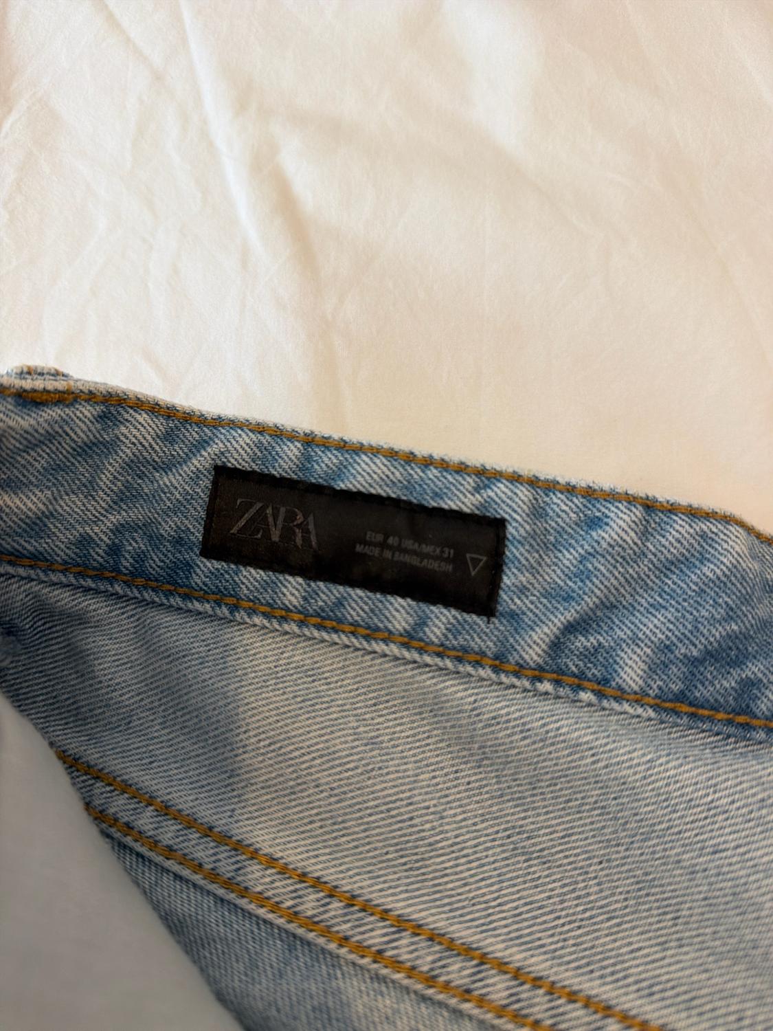 TAPERED WIDE-LEG JEANS - Image 5