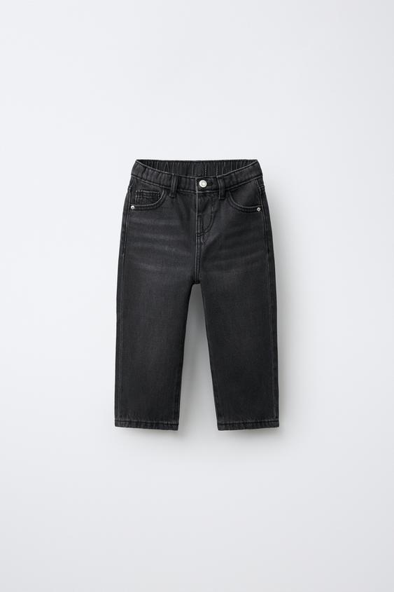 STRAIGHT-FIT-JEANS - Schwarz von Zara - Bild 0