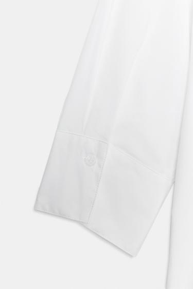 ZW COLLECTION V-NECK SHIRT - White by Zara - Image 7