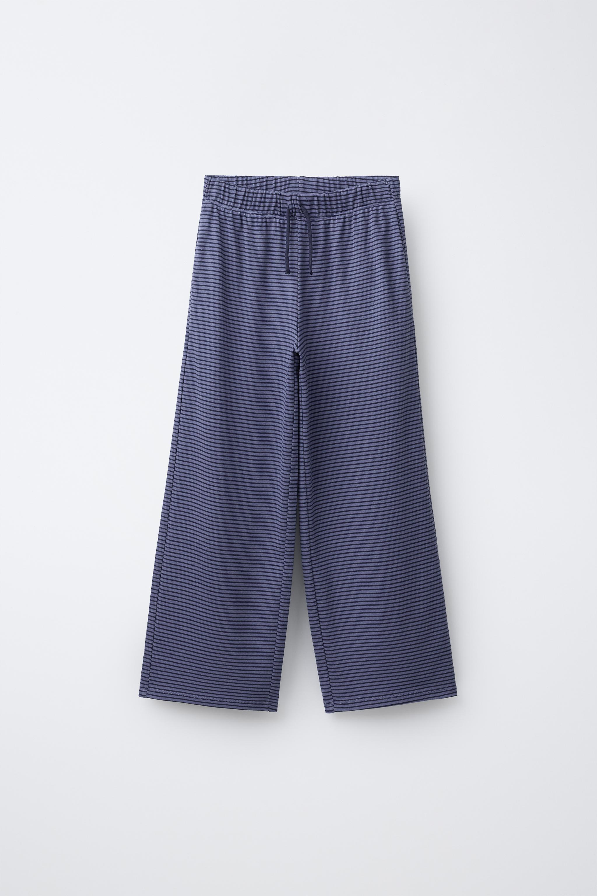 STRIPED PAJAMA PANTS