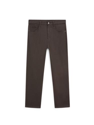 Jeans tapered fit - Marrón de Zara