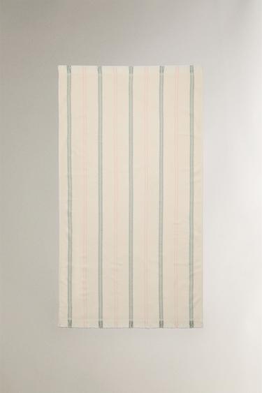 TOALHA DE PRAIA INFANTIL LISTRADA MULTICOLORIDA - Cru da Zara