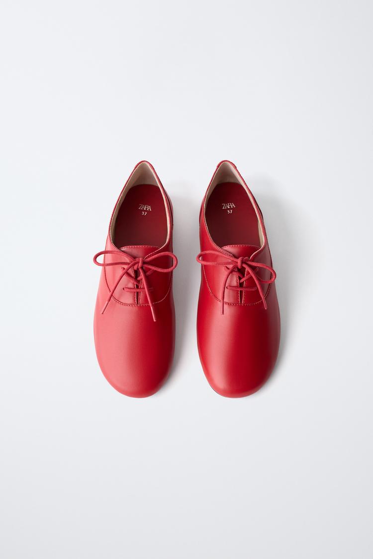 Zapatos Derby de cuero con cordones 4