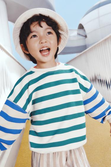 STRIPED SWEATSHIRT - Multicoloured by Zara