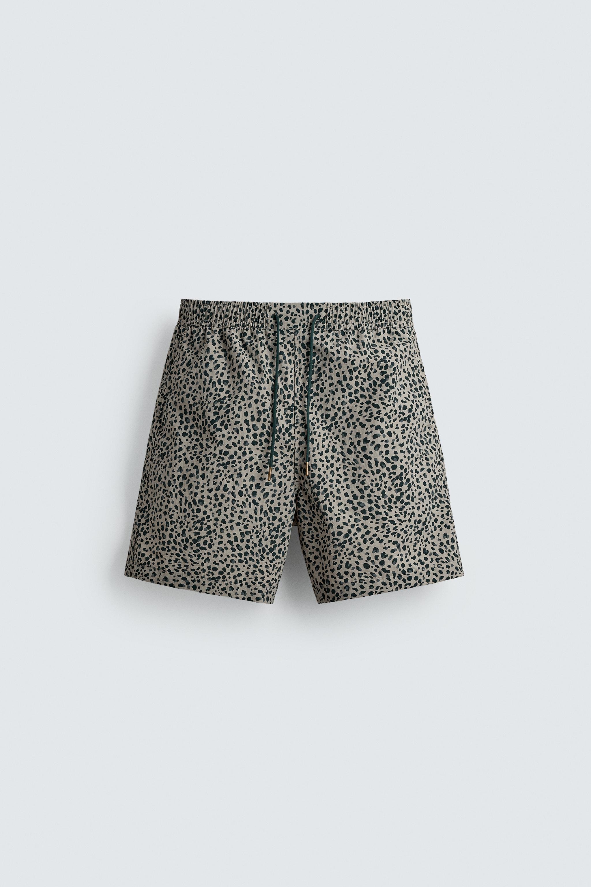 MAILLOT DE BAIN LONG À IMPRIMÉ ANIMAL