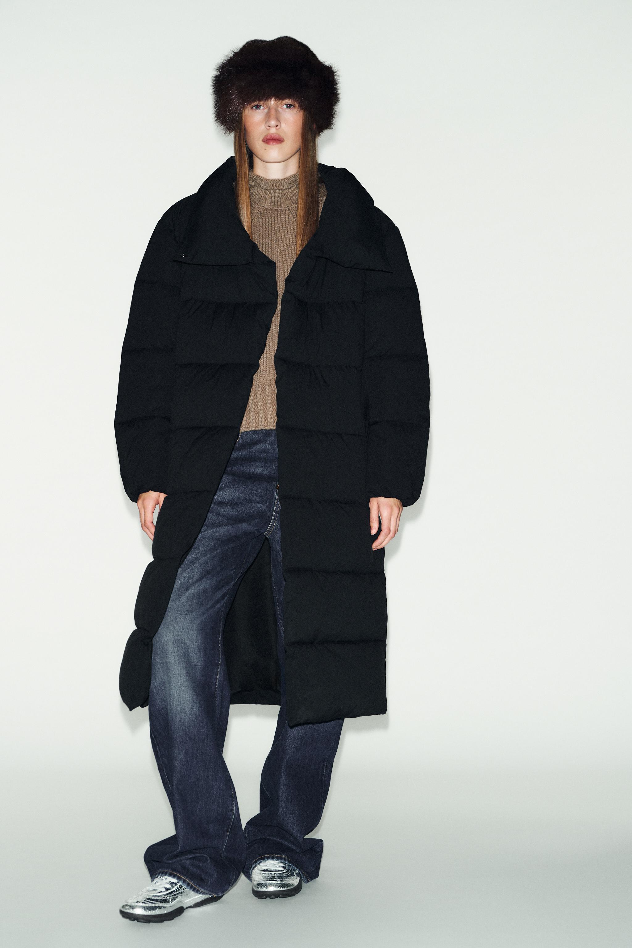 LONG WATER REPELLENT WINDPROOF WRAP-NECK ANORAK