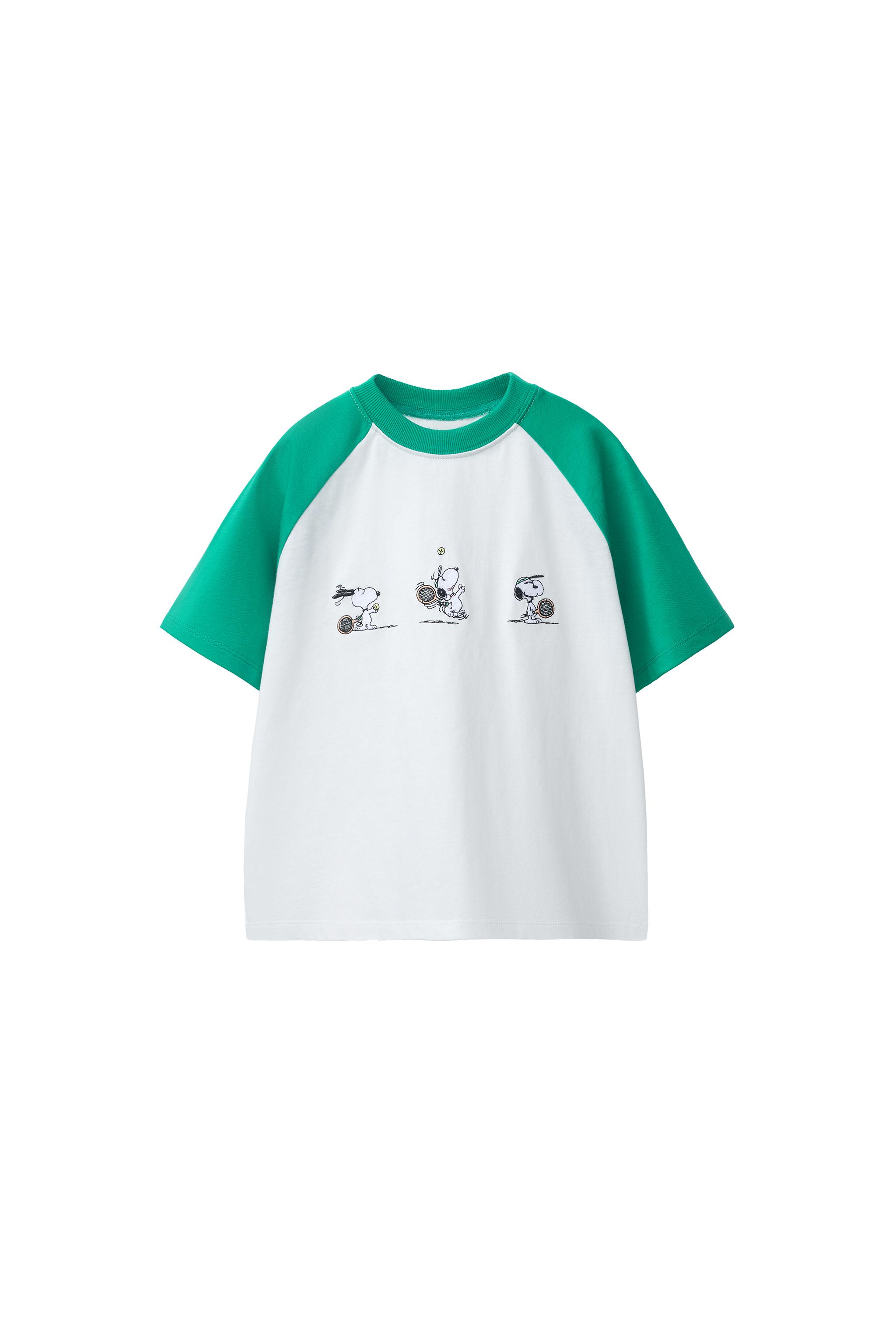 スヌーピー ピーナッツ™ ラグランTシャツ - ホワイト | ZARA Japan / 日本