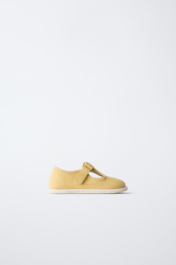 حذاء بامبا BAREFOOT - بني الخاص بـ Zara - صورة 0