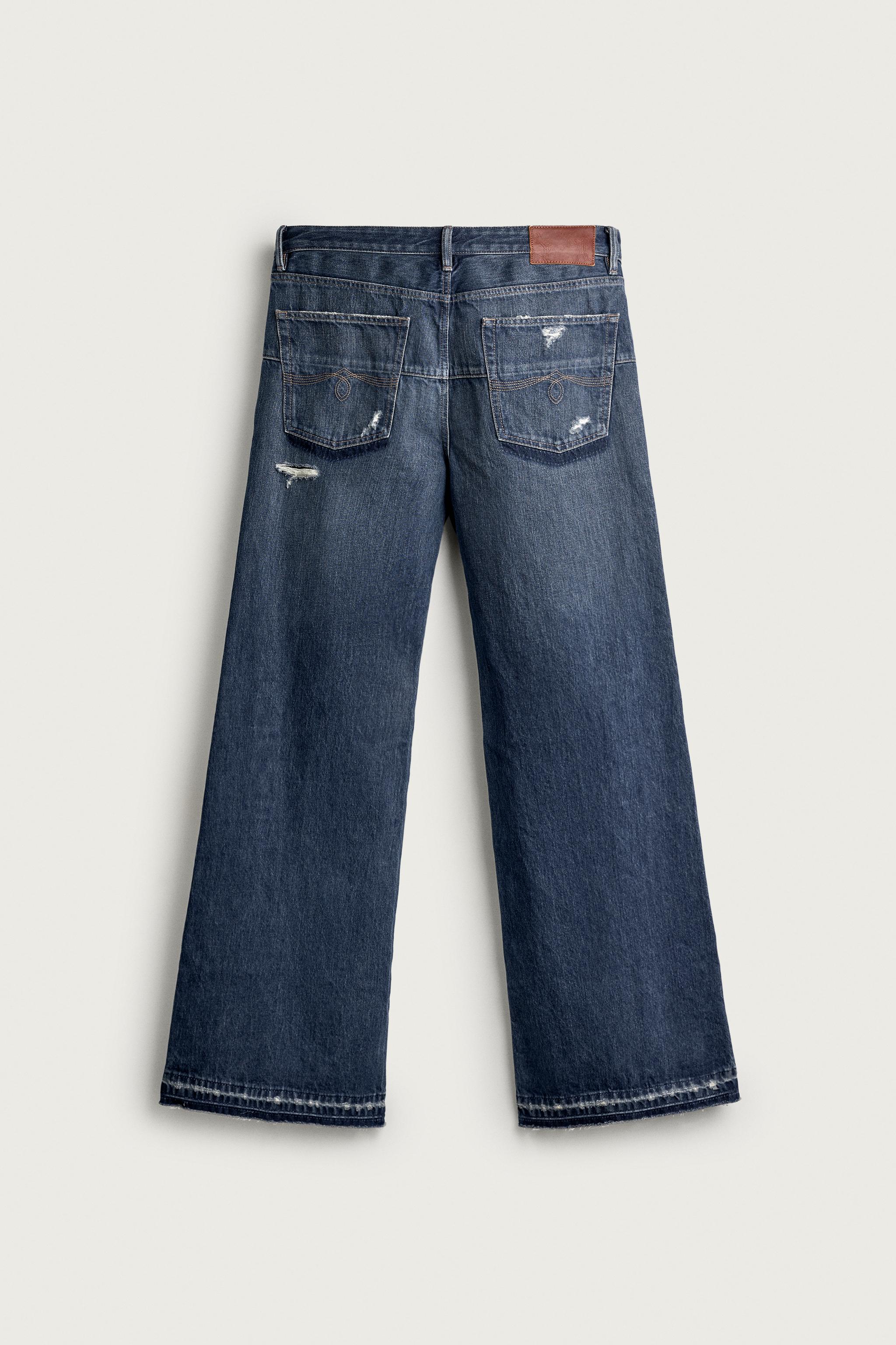 JEAN FLARE FIT À COUTURES